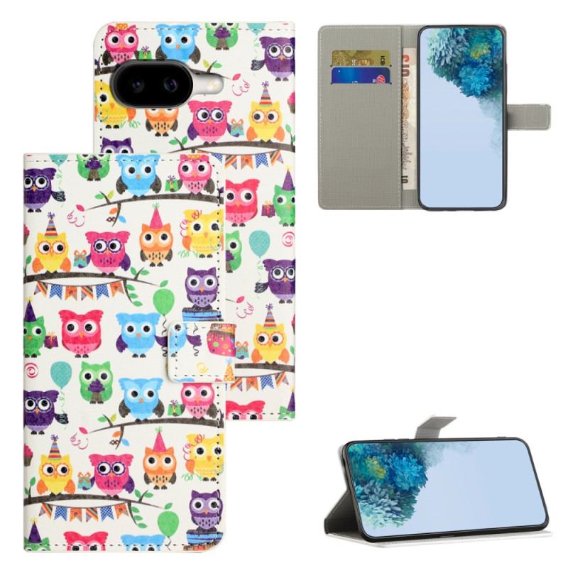 Housse Google Pixel 10A Motif Chouettes