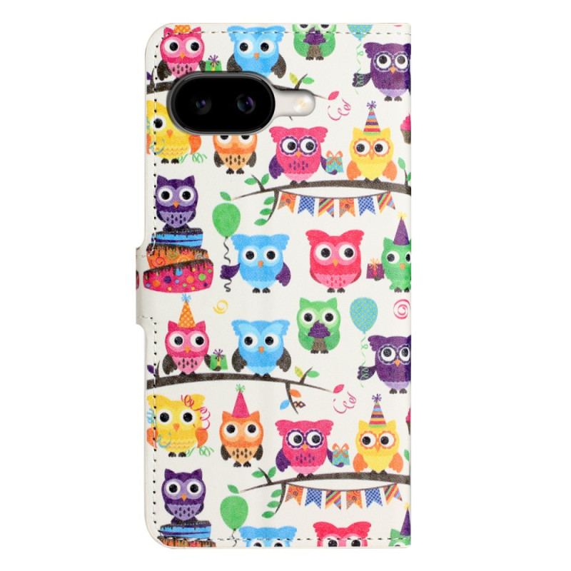 Housse Google Pixel 10A Motif Chouettes