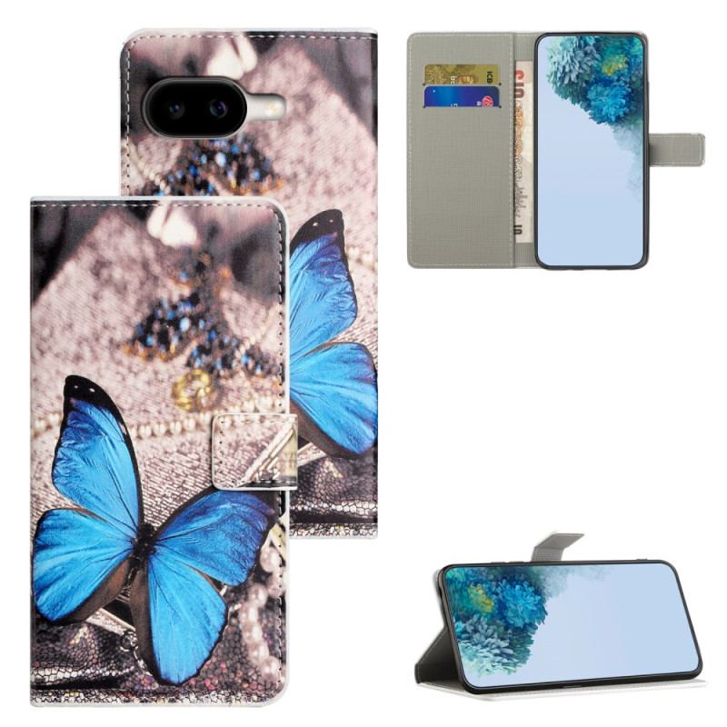 Housse Google Pixel 10A Papillon Bleu