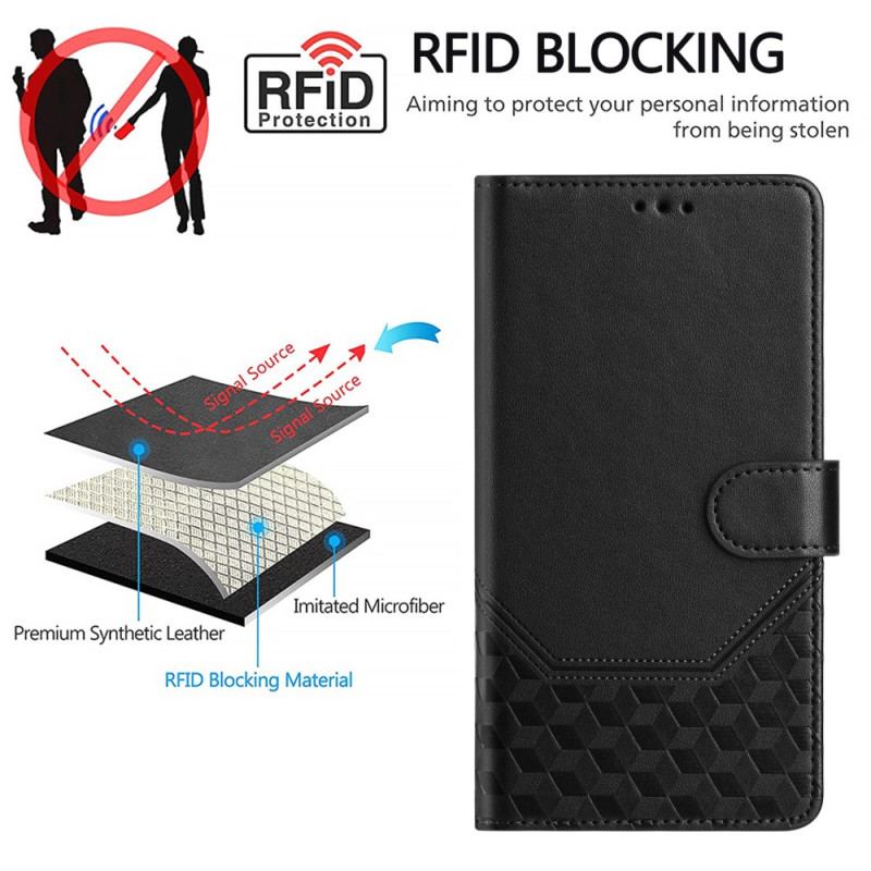 Housse Google Pixel 10A Protection RFID Motif Alvéolé