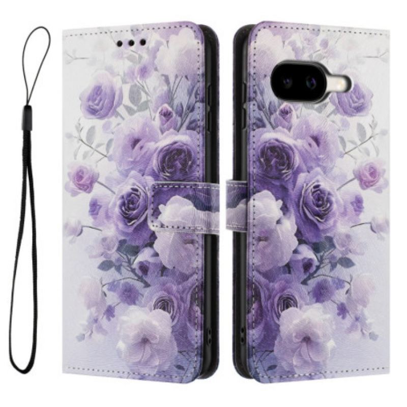 Housse Google Pixel 10A Roses Violette