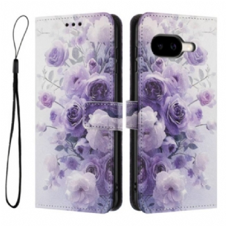 Housse Google Pixel 10A Roses Violette