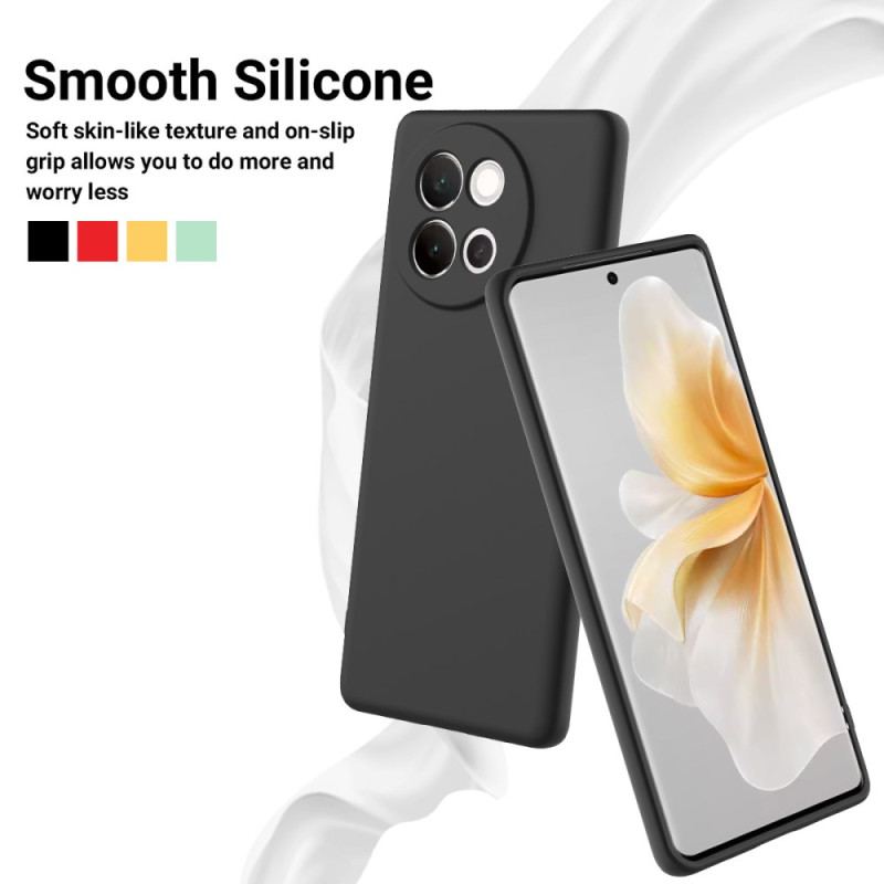 Coque vivo V40 Lite 5G Silicone Liquide à Lanière