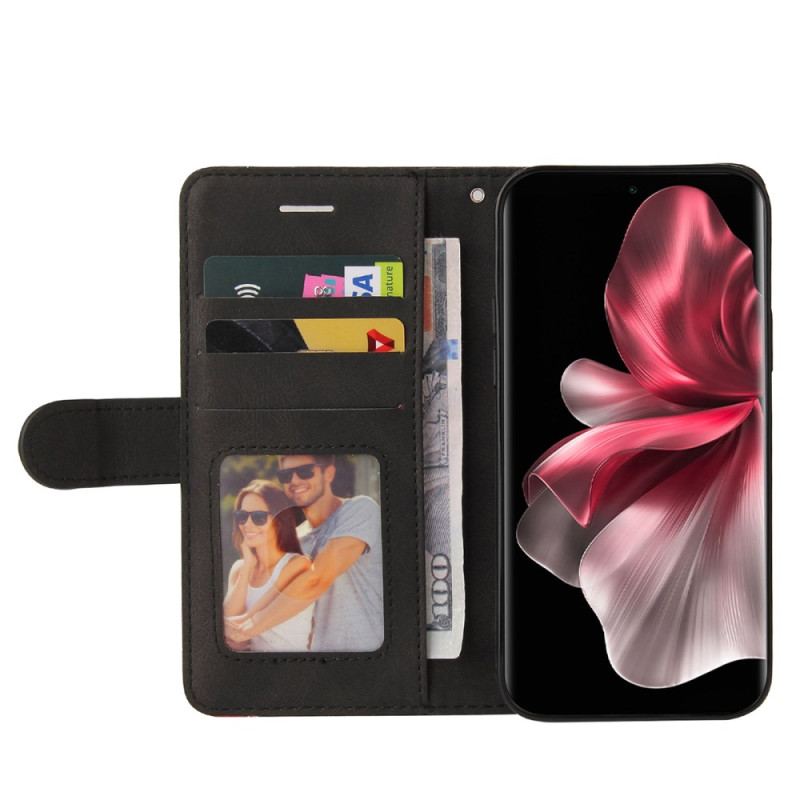 Housse Vivo V40 Lite 5G Bicolore Ondulation