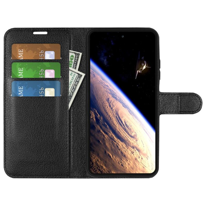 Housse Vivo V40 Lite 5G Simili Cuir Litchi