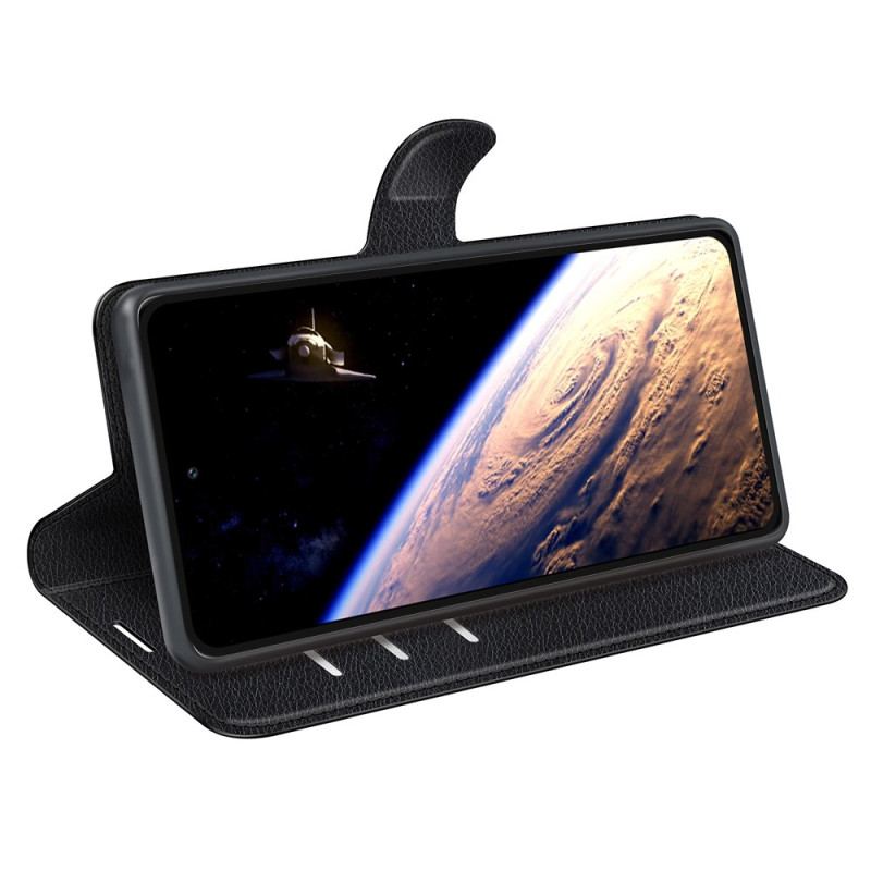 Housse Vivo V40 Lite 5G Simili Cuir Litchi