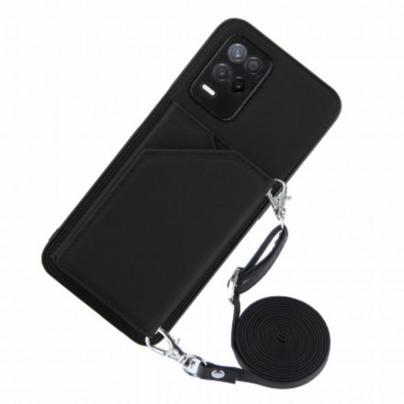 Coque Realme 8 5G Bandoulière Porte-cartes