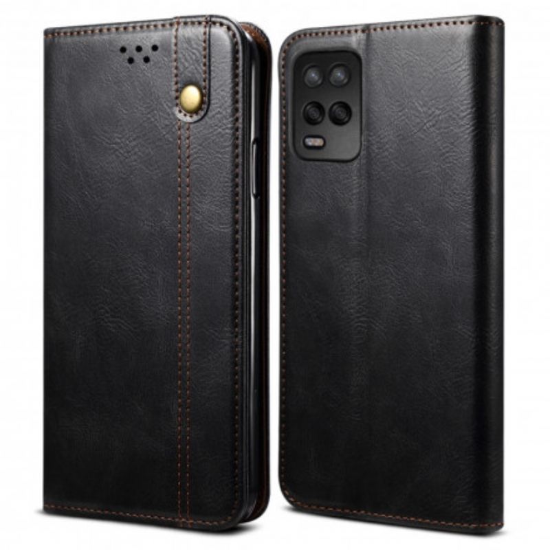 Flip Cover Realme 8 5G Simili Cuir Ciré