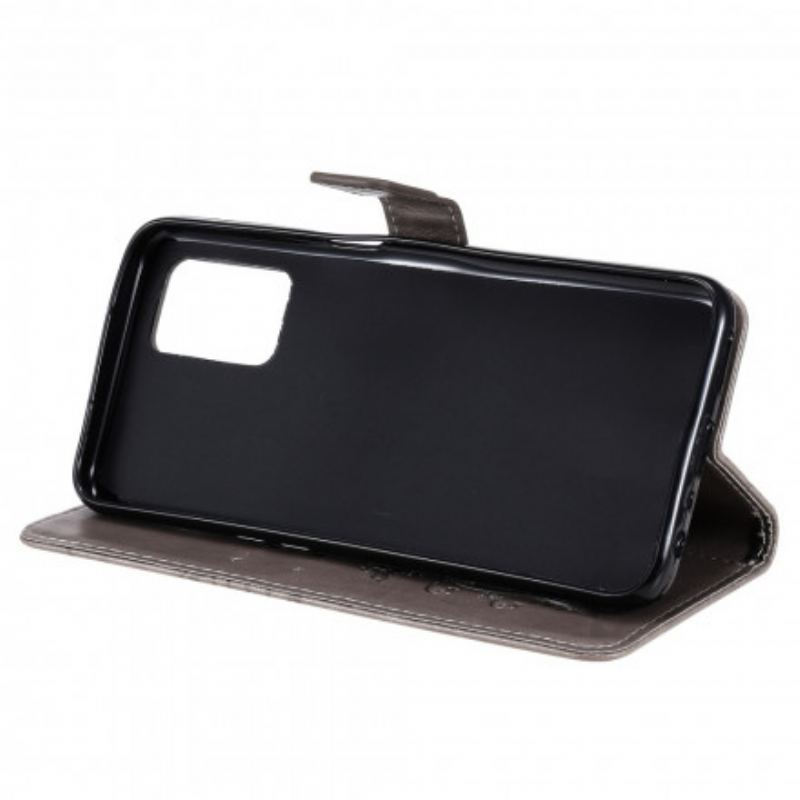 Housse Realme 8 5G Papillons et Rabat Oblique