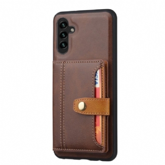 Coque Samsung Galaxy A34 5G Porte Cartes Support Sangle