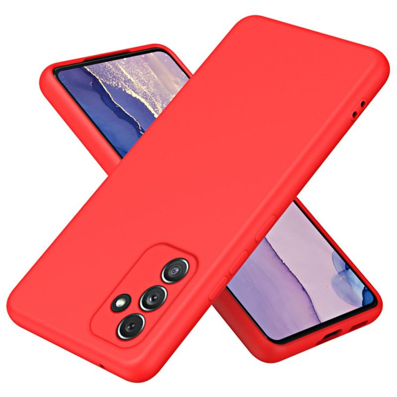 Coque Samsung Galaxy A34 5G Silicone Liquide et Microfibres