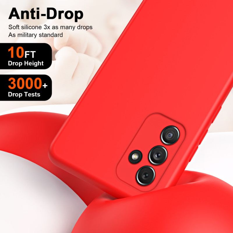 Coque Samsung Galaxy A34 5G Silicone Liquide et Microfibres