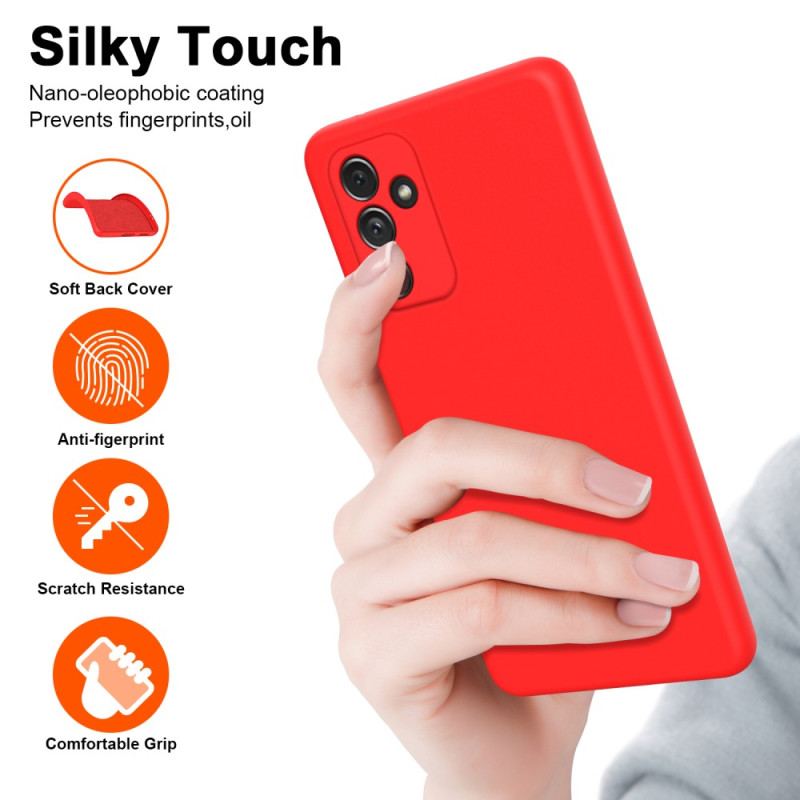 Coque Samsung Galaxy A34 5G Silicone Liquide et Microfibres