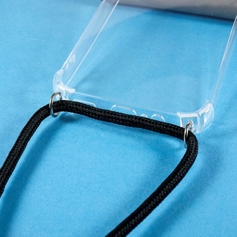 Coque Samsung Galaxy A34 5G Transparente avec Cordon