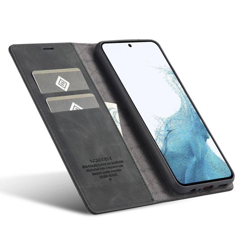 Flip Cover Samsung Galaxy A34 5G LC.IMEEKE Effet Cuir