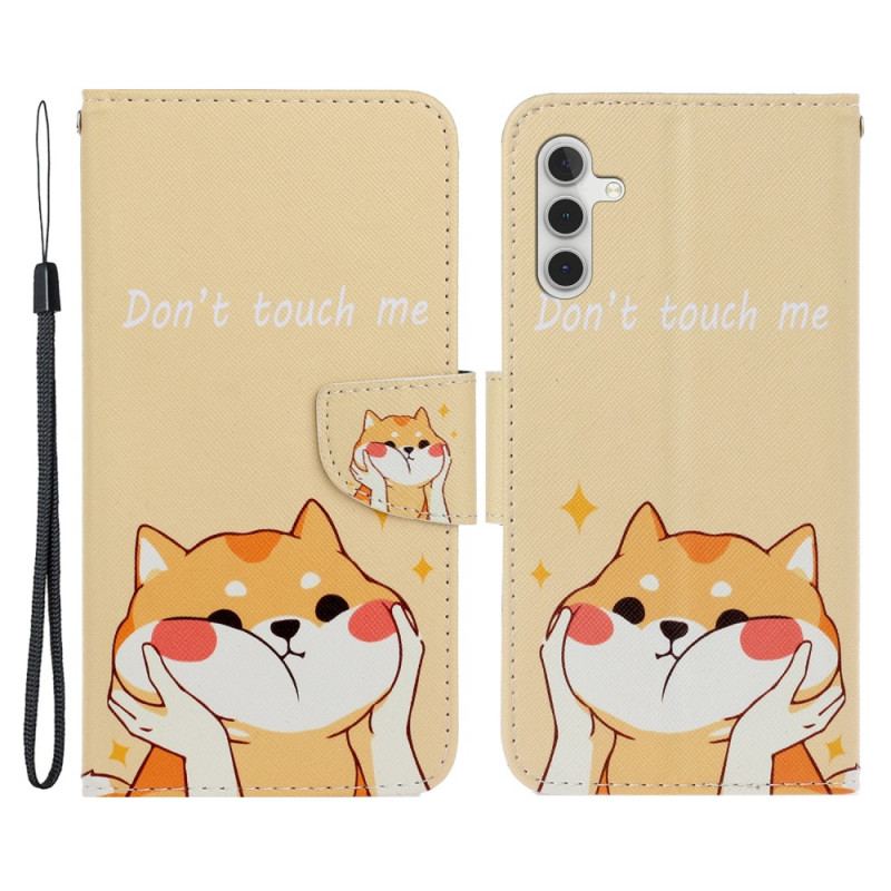 Housse Samsung Galaxy A34 5G Don't Touch Me à Lanière