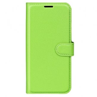 Housse Samsung Galaxy A34 5G Effet Cuir Litchi Classique