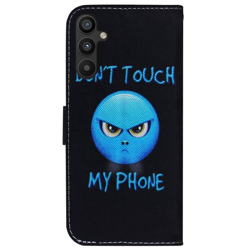 Housse Samsung Galaxy A34 5G Emoji Don't Touch my Phone