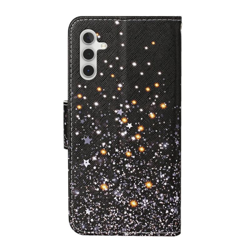 Housse Samsung Galaxy A34 5G Noire à Lanière