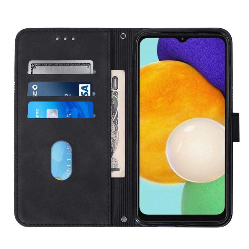 Housse Samsung Galaxy A34 5G Triangles à Lanière