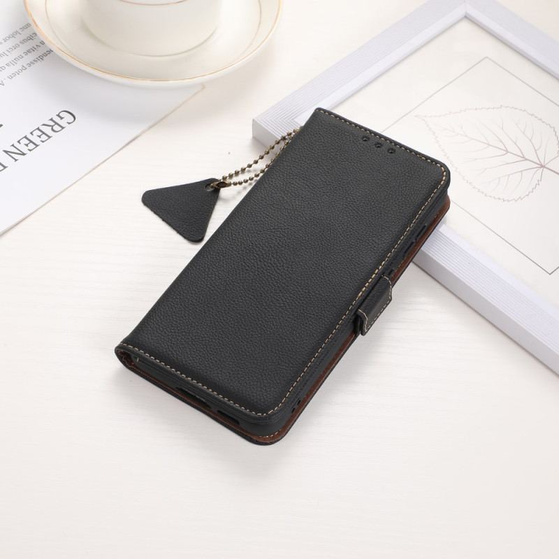 Housse Samsung Galaxy A34 5G Véritable Cuir RFID