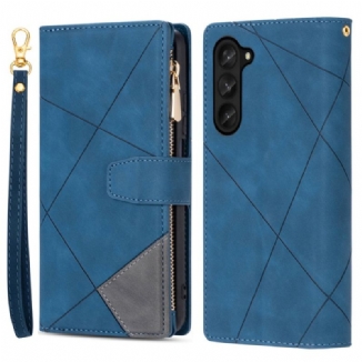 Housse Samsung Galaxy Z Fold 5 Porte-Monnaie avec Lanière