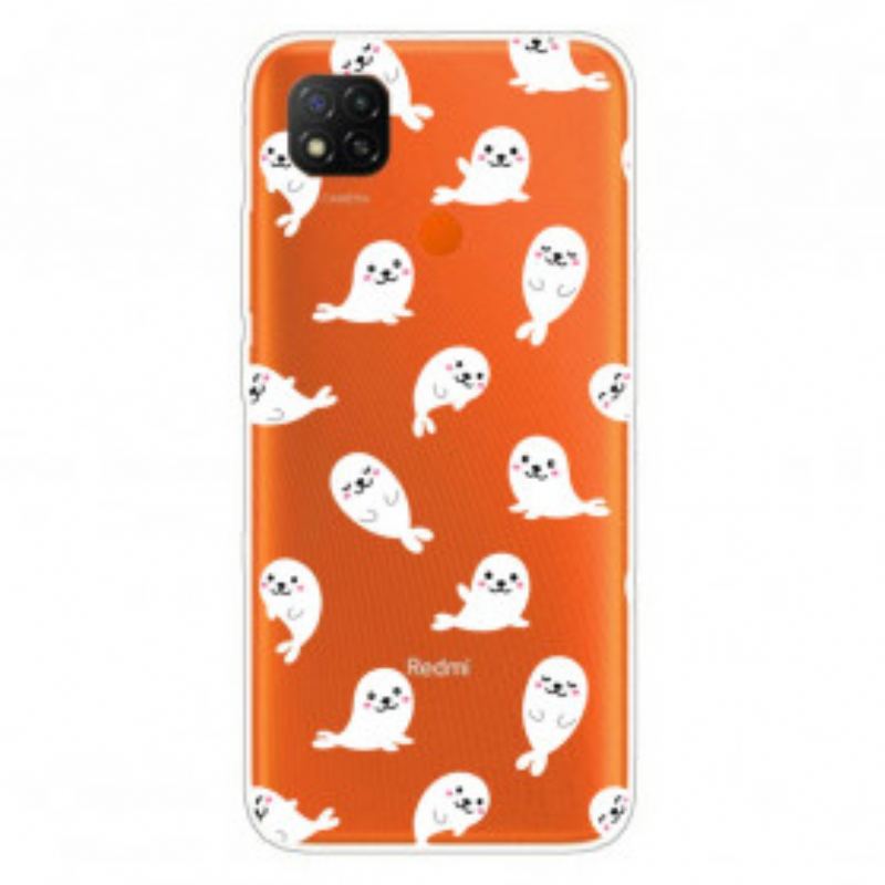 Coque Xiaomi Redmi 9C Otaries Fun