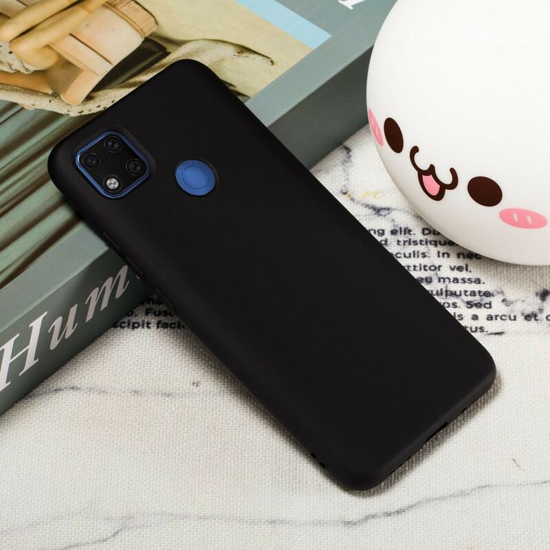 Coque Xiaomi Redmi 9C Silicone Liquide Avec Lanière