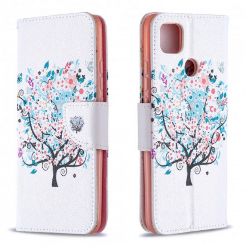 Housse Xiaomi Redmi 9C Flowered Tree