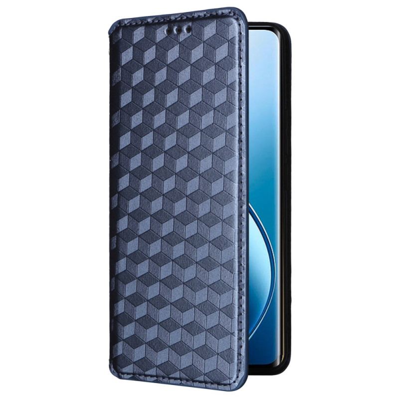 Flip Cover Realme 12 Pro / 12 Pro Plus Motif Losanges 3D