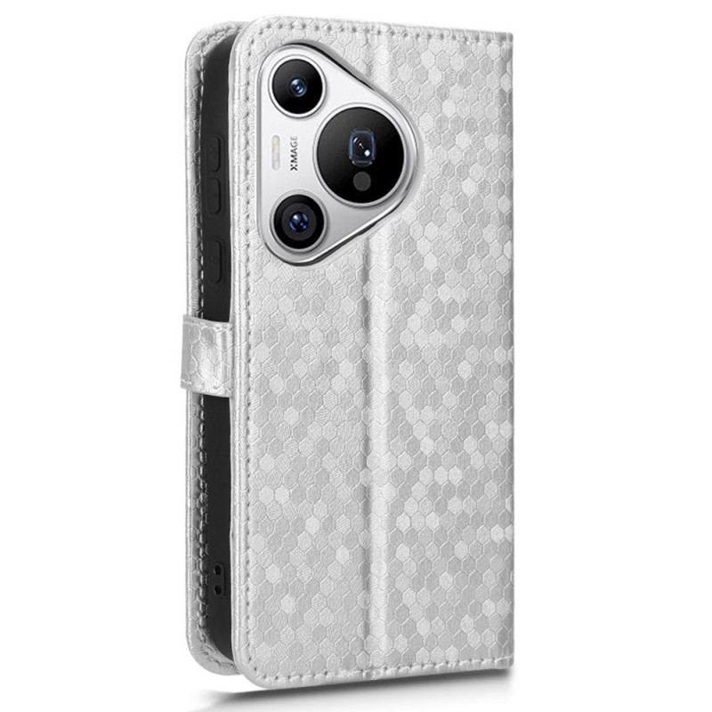 Housse Huawei Pura 70 Points Brillants à Lanière