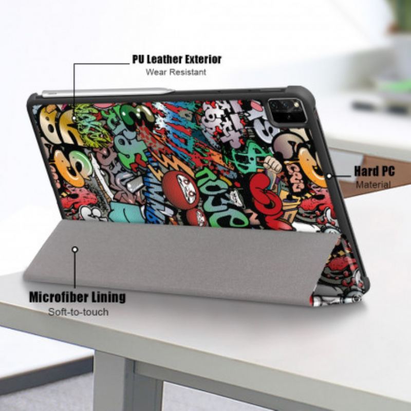 Smart Case Huawei MatePad Pro 12.6 (2021) Renforcée Graffitis
