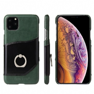 Coque iPhone 11 Pro Max Porte-Carte et Anneau-Support Fierre Shann