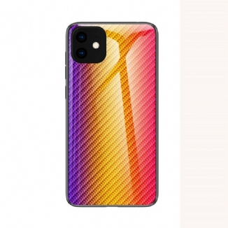 Coque iPhone 11 Pro Max Verre Trempé Fibre Carbone