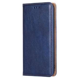 Flip Cover Xiaomi Redmi Note 12/Poco X5 5G Simili Cuir Coutures