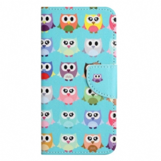 Housse Moto G73 5G Tribu de Hiboux