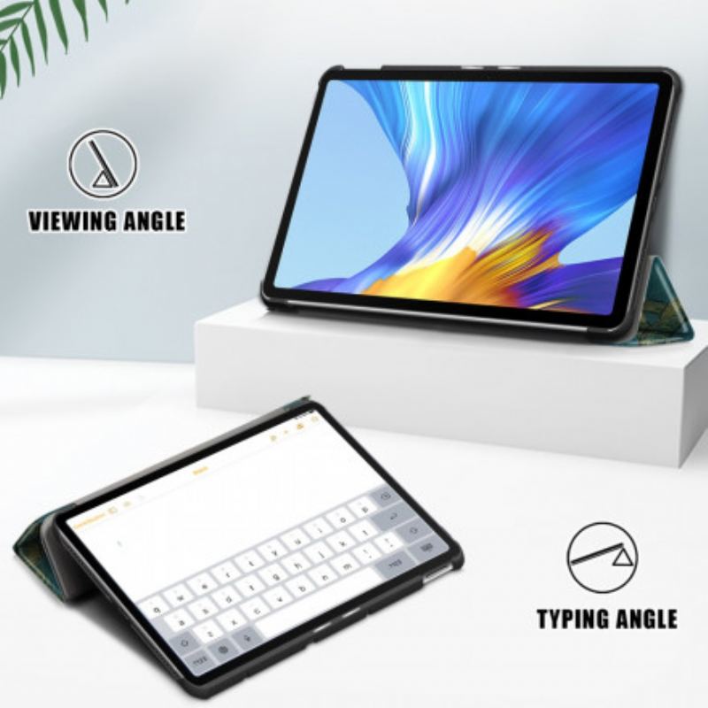 Smart Case Huawei MatePad New Renforcée Branches Fleuries