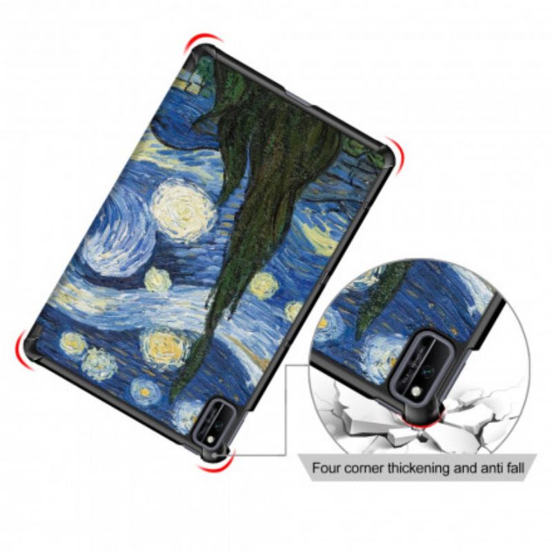 Smart Case Huawei MatePad New Renforcée La Nuit Étoilée