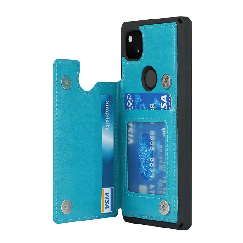Coque Google Pixel 4a Porte-Cartes Support et Lanière