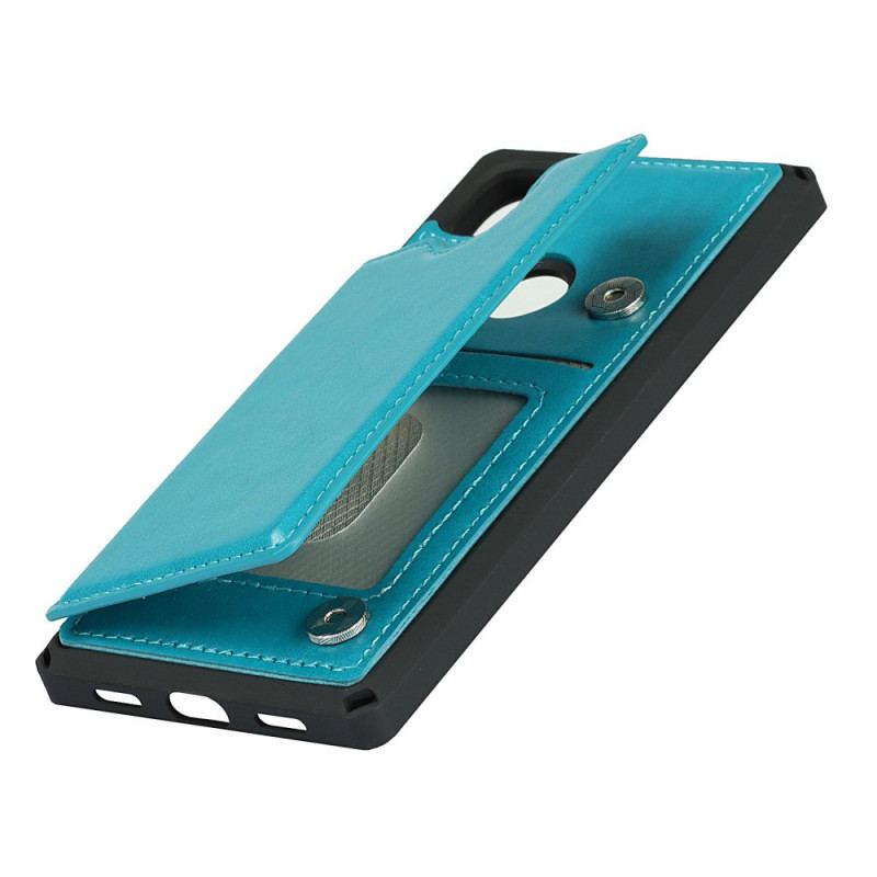 Coque Google Pixel 4a Porte-Cartes Support et Lanière