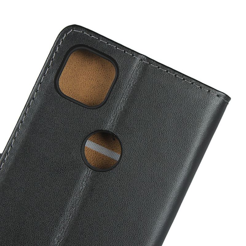 Housse Google Pixel 4a Cuir Véritable