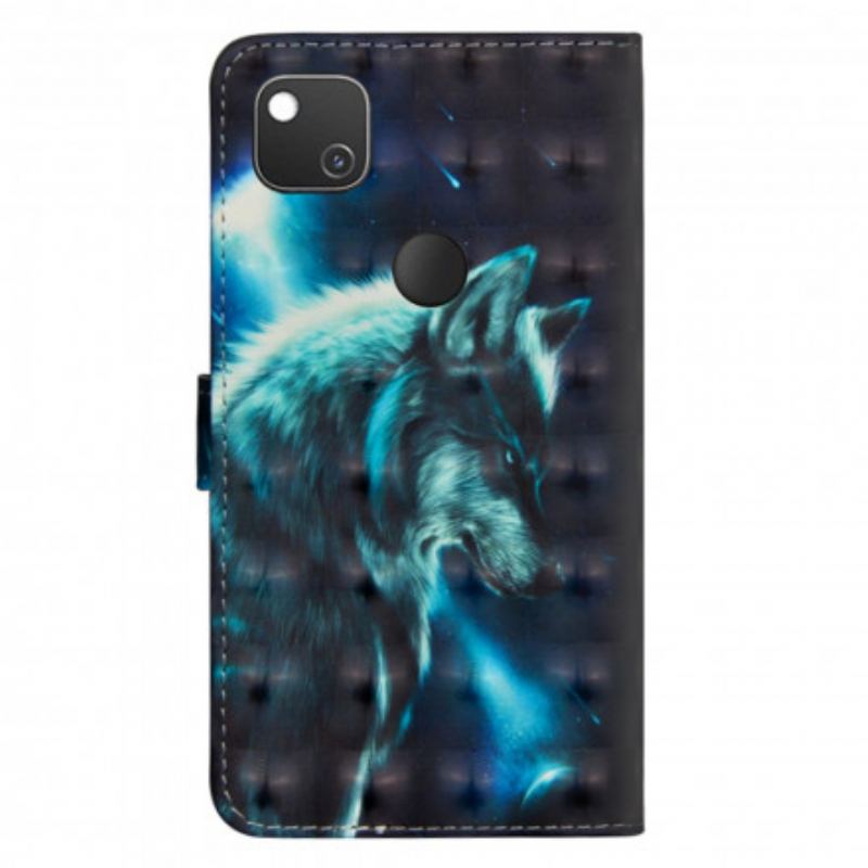 Housse Google Pixel 4a Loup Majestueux