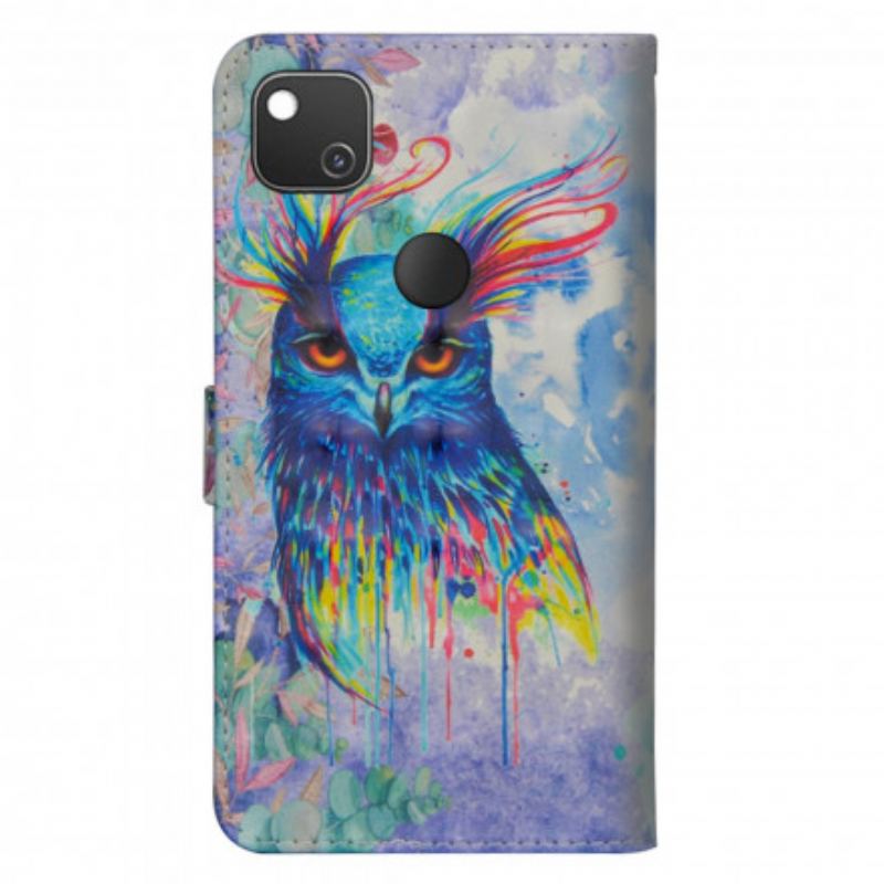 Housse Google Pixel 4a Oiseau Aquarelle