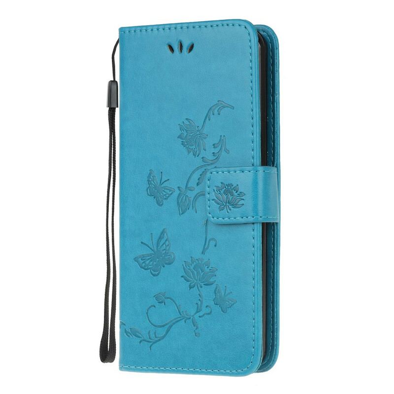 Housse Google Pixel 4a Papillons et Fleurs