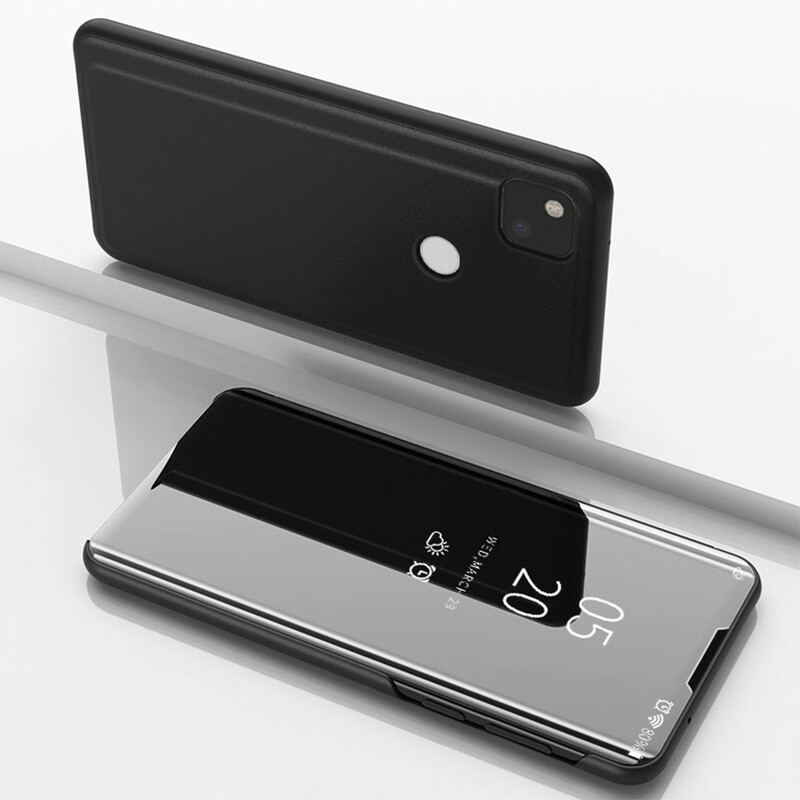 View Cover Google Pixel 4a Miroir et Simili Cuir