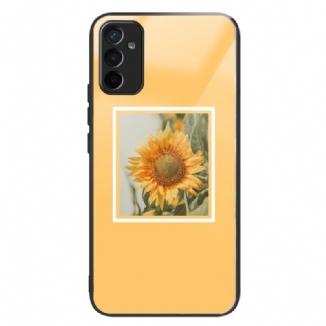Coque Samsung Galaxy M13 Verre Trempé Variation Tournesols
