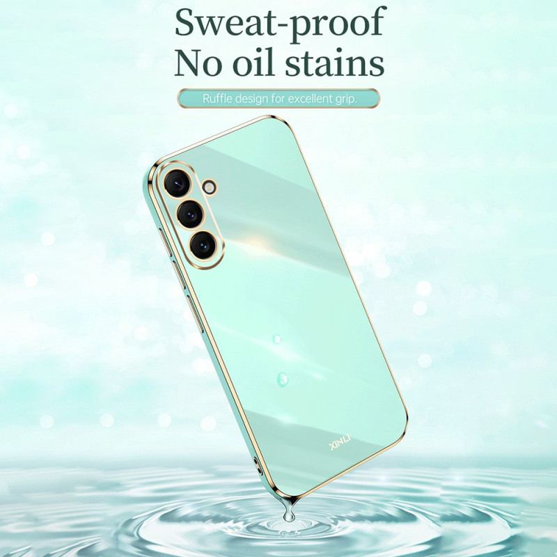Coque Samsung Galaxy A54 5G Silicone Rebords Dorés