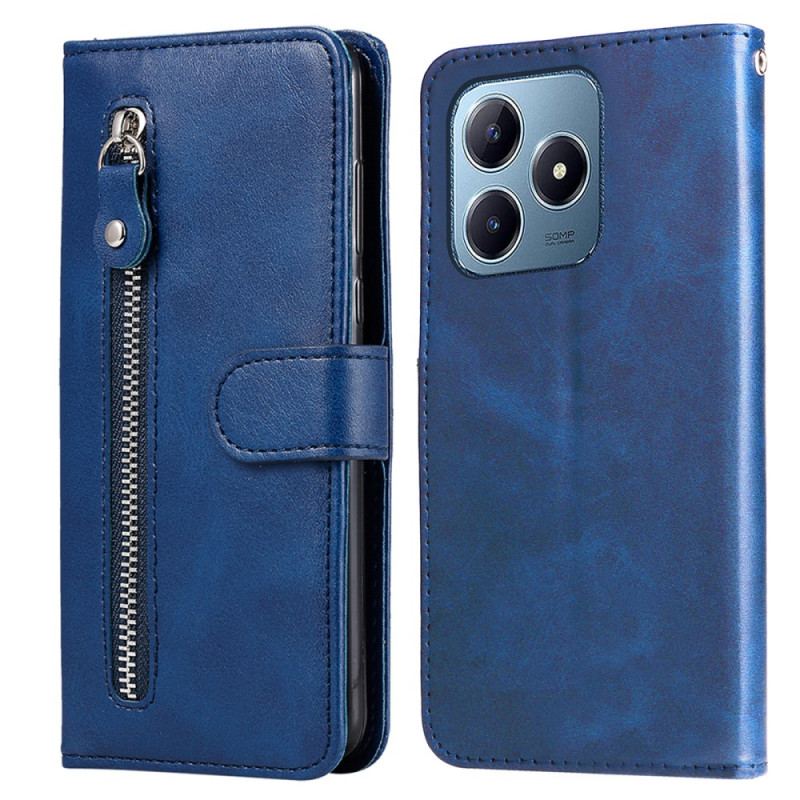 Housse Realme Note 60 / 60X / C63 / C61 Pochette avec Fermeture Éclair