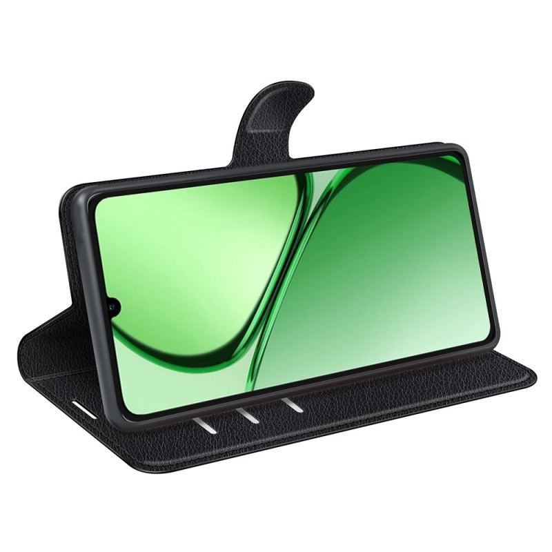 Housse Realme Note 60 / 60X / C63 / C61 Simili Cuir Litchi Classique