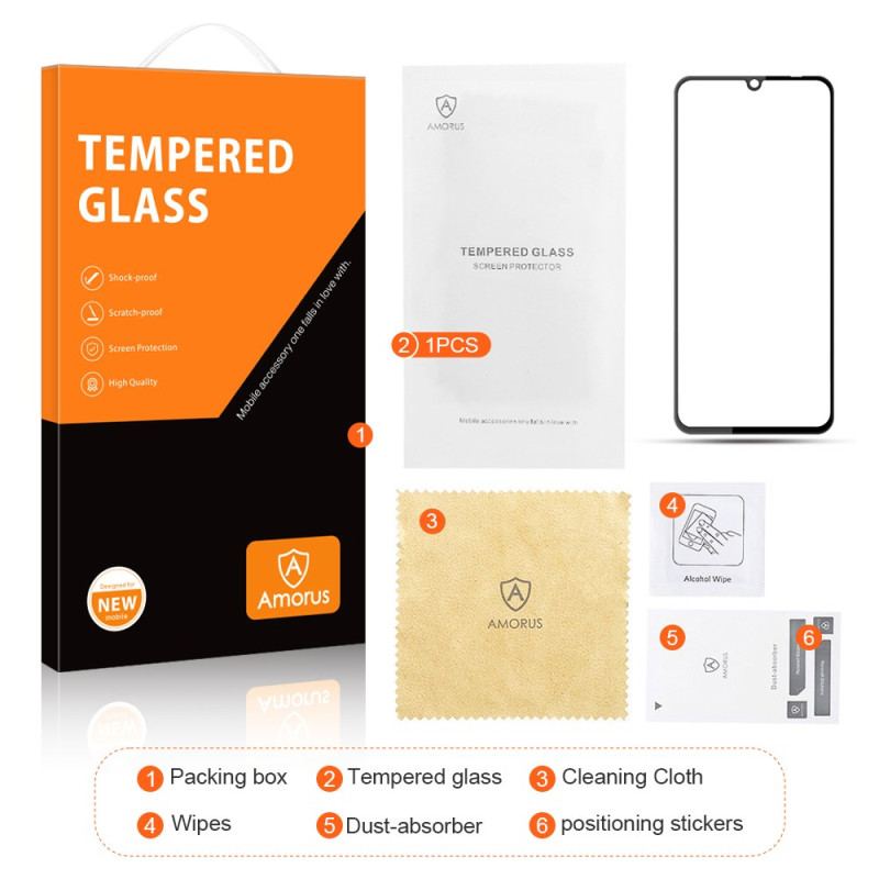 Protection en Verre Trempé Intégrale pour Écran Realme Note 60X / C63 / C61 AMORUS